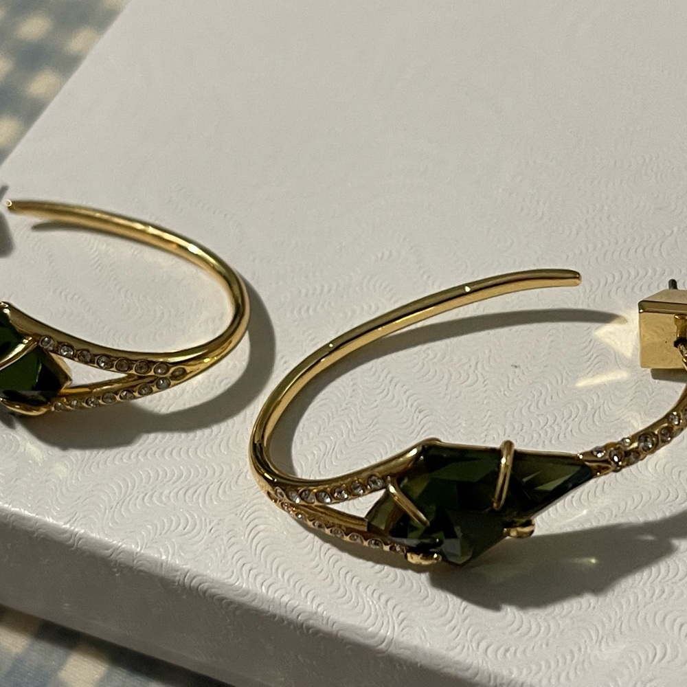 Alexis bitar unique crystal hoops - Picture 6 of 7